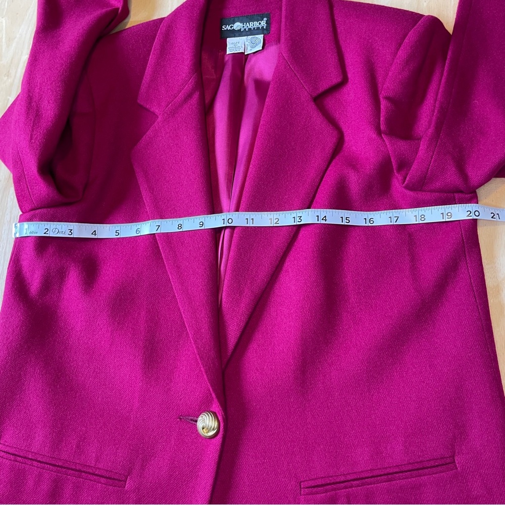 Sag Harbor Magenta Blazer - Picture 8 of 14